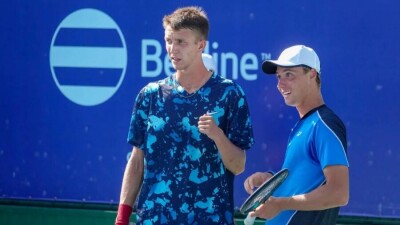 Zhanibek Challenger 80: Ломакин в паре с украинцем победил фаворитов и впервые в карьере вышел в финал