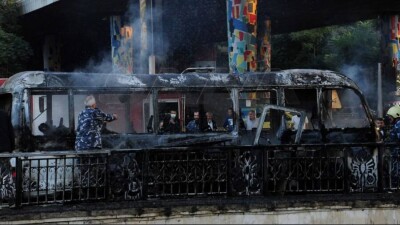 Автобус с сирийскими военными взорвали в Дамаске
