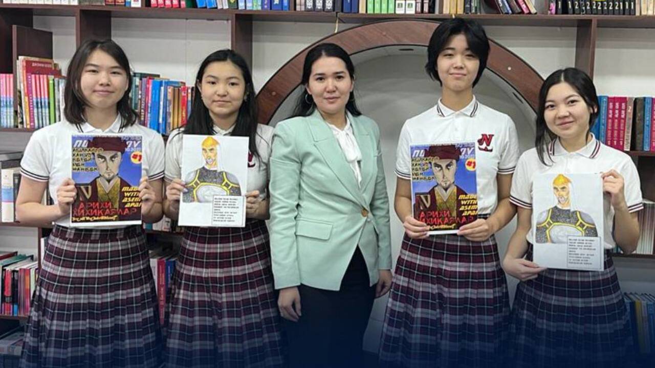 Қарағанды оқушылары "Тарихи хихикаялар" комикстер сериясын шығарды