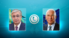 Токаев пригласил президента Европейского совета в Казахстан