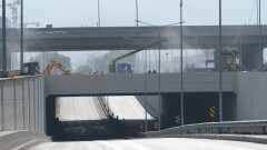 В Алматы открыли проезд по тоннельной развязке на кольце у аэропорта