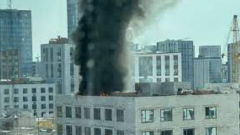 Пожар в новостройке Астаны: пострадали два человека