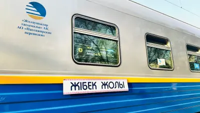 Сколько туристов отправилось на турпоезде Jibek Joly из Казахстана в Узбекистан 