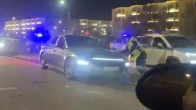 Подросток на машине отца пытался скрыться от полиции в Таразе – видео погони