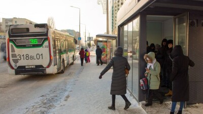 75% автобусов Астаны используют больше 10 лет