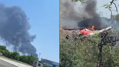 Пассажирский самолёт потерпел крушение вскоре после взлёта в Индии