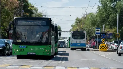 Шесть автобусных маршрутов изменят схемы движения в Алматы