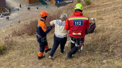 На Шымбулаке остановилась канатная дорога: туристов спускали с высоты в 3200 метров