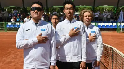 Юношеская сборная Казахстана по теннису с победы начала отбор к чемпионату мира