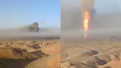 Взрывы и огненный столб: что произошло на газовом месторождении в Узбекистане