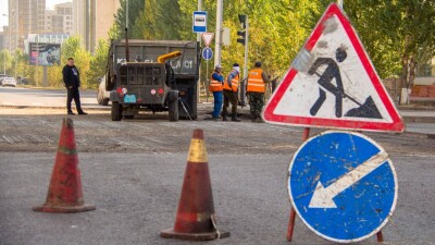 Ещё один участок проспекта Кабанбай батыра перекрыли в Астане