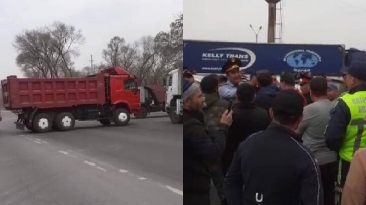 Фуры перекрыли трассу в Алматинской области: в регион направят дополнительное дизтопливо