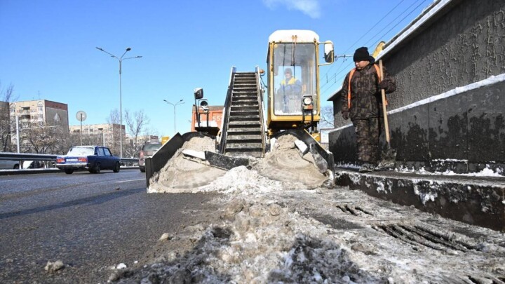 Почти 25 тысяч кубометров снега утилизировали по экологически чистой технологии в Алматы
