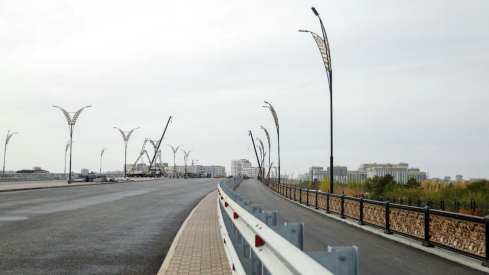 Движение по новому мосту Тауелсиздик откроют 30 октября в Астане