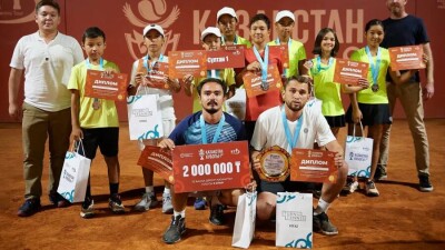 Алматинские теннисисты завоевали Кубок Казахстана среди юниоров до 12 лет