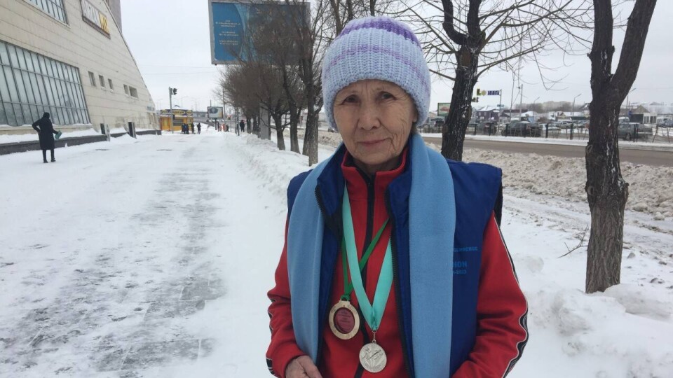Марафонец Амегульсин Мусылманова из Астаны / Фото Informburo.kz