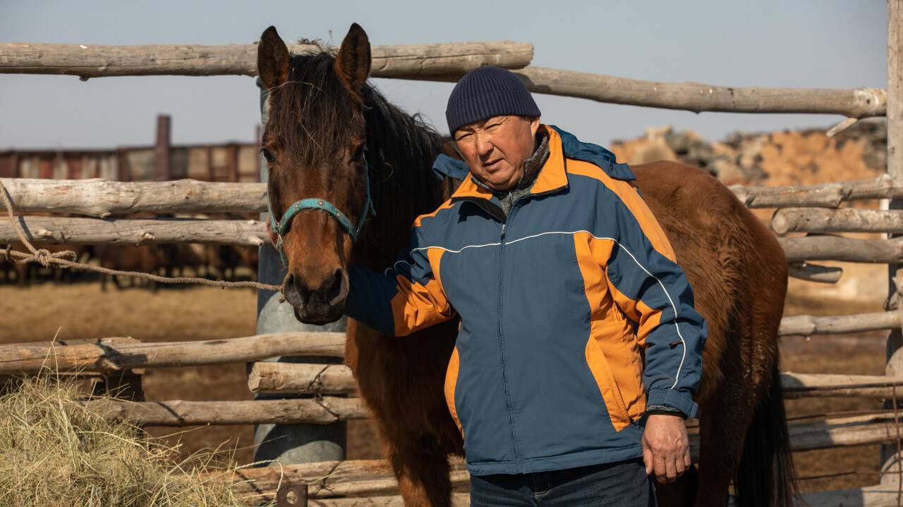 Глава К/Х "ТЕМП" из Акмолинской области Зейнолда Мырзахметов / Фото Informburo.kz