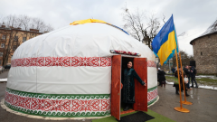Четвёртую "юрту несокрушимости" установили в Украине