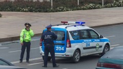 Полицейская машина попала в ДТП в Караганде, пострадал сотрудник