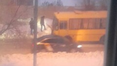 Автобус с детьми загорелся по дороге в школу в Актобе