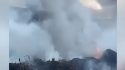 На заводе в Таразе произошёл пожар