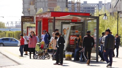 В столице будет ходить автобус до школы Binom в жилом массиве Жагалау