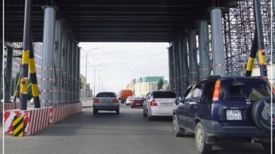 Пространство для проезда сократилось на трёх перекрёстках в Астане из-за строительства LRT