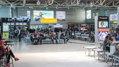 В аэропорту Алматы закрыли часть туалетов