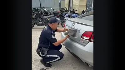 Водителя из Актобе оставили без прав из-за авто с исчезающими номерами