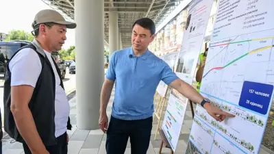 BRT по Желтоксан: завершить все работы на проезжей части до конца августа поручил аким Алматы