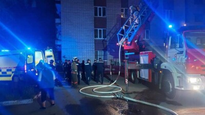 В Уральске два человека погибли в результате пожара в многоэтажке