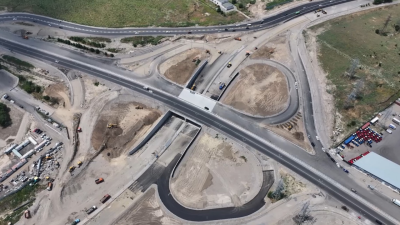 Новую развязку по улице Саина в Алматы откроют быстрее, чем планировали