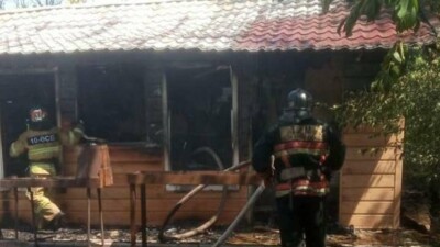 Взрыв газа в Астане: сгорело летнее кафе