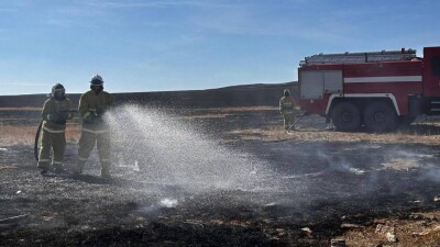 Пожар в Карагандинской области ещё не ликвидировали, но новых возгораний нет