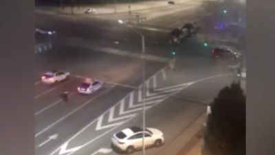 В полиции дали пояснения по разбитому Lexus возле акимата Алматы