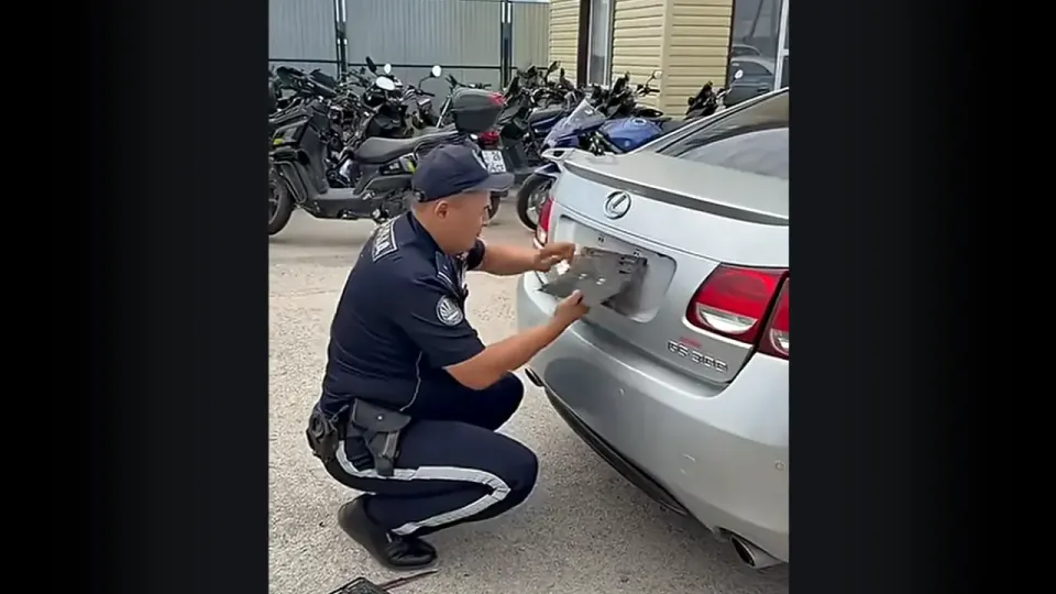 Кадр видео Polisia.kz