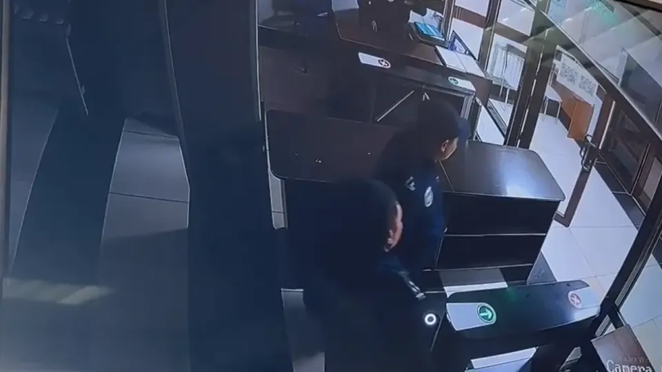 Кадр из видео, представленного в суде