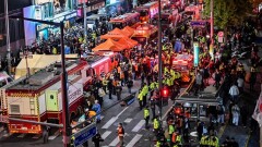 Число жертв из-за давки в Южной Корее увеличилось до 153