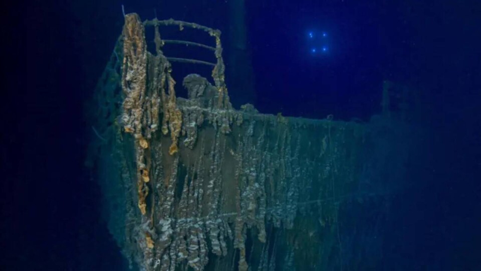 Теперь у корабля отсутствует большая секция ограждения / Фото RMS Titanic Inc