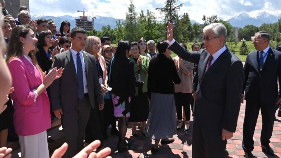 Касым-Жомарт Токаев посетил КазНУ