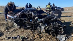 Шесть человек погибли в ДТП с пожаром в Туркестанской области