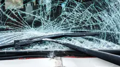 Автобус столкнулся с поливальной машиной в Алматы