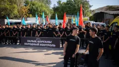 "Дала Қырандары" развернули пост народного контроля у спиртзавода в Талгаре