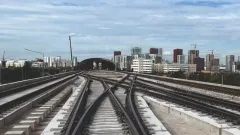 На основной линии LRT в Астане завершили укладку рельсов