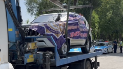 Более 100 автомобилей должников по налогам в Алматы отправили на штрафстоянку
