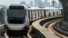 В Астане проложили половину линий LRT
