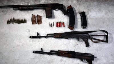 Три тайника с оружием нашли в Алматинской области