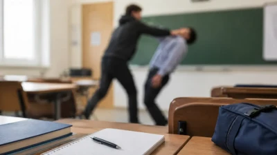 В школе под Алматы ученик избил педагога: видео распространили в сети спустя месяцы