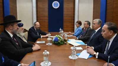Касым-Жомарт Токаев принял лидеров ашкеназского и сефардского раввинатов