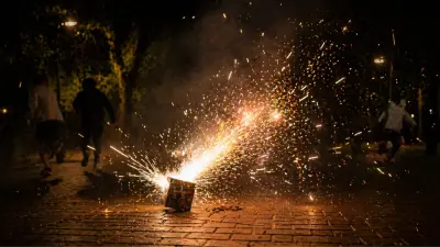 Фейерверк в парке полетел в сторону людей: полиция Алматы ищет участников инцидента